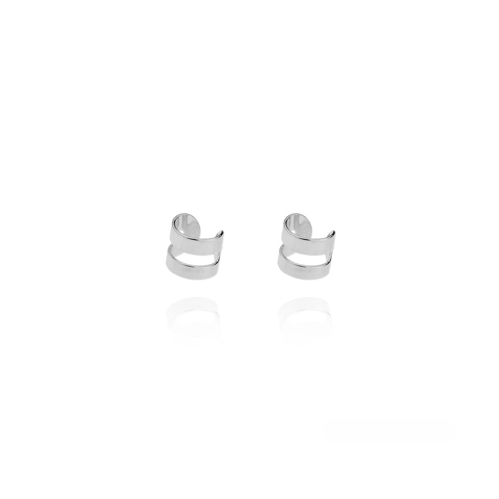 Earcuff Traforato Bianco